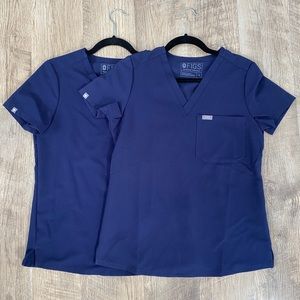 2 Figs Scrubs Catarina top XS Navy